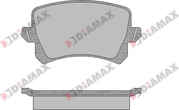 Diamax N09433 - Brake Pad Set, disc brake car-mod.net