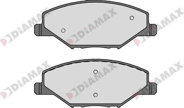 Diamax N09681 - Brake Pad Set, disc brake car-mod.net