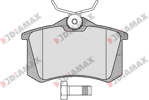 Diamax N09034 - Brake Pad Set, disc brake car-mod.net