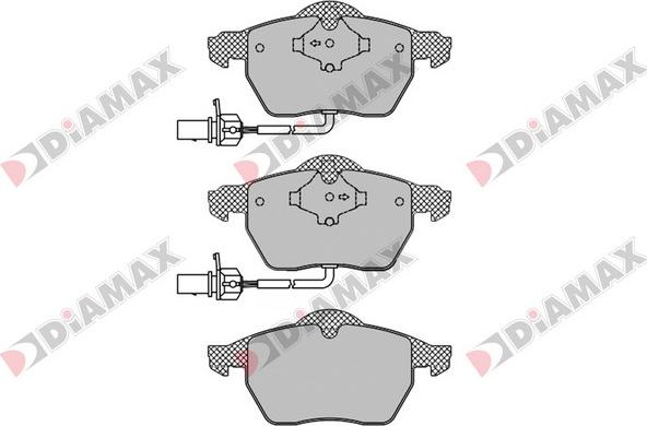 Diamax N09120 - Brake Pad Set, disc brake car-mod.net