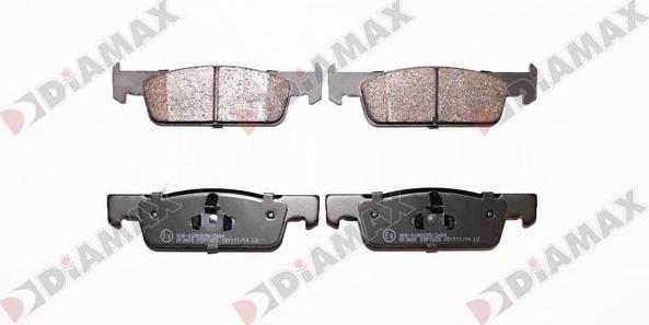 Diamax N09889 - Brake Pad Set, disc brake car-mod.net