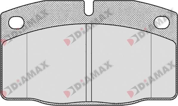 Diamax N09200 - Brake Pad Set, disc brake car-mod.net