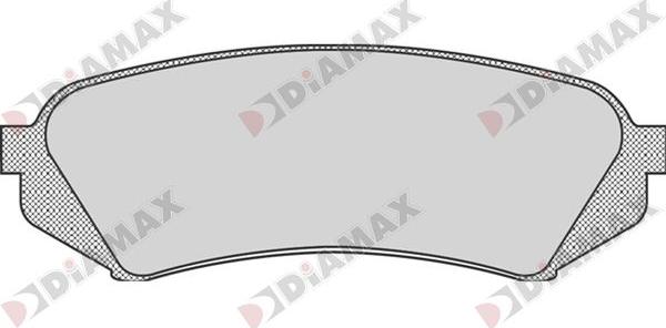 Diamax N09744 - Brake Pad Set, disc brake car-mod.net