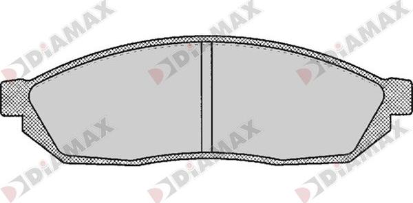 Diamax N09745 - Brake Pad Set, disc brake car-mod.net