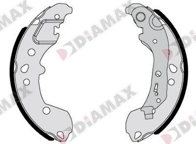 Diamax N01424 - Drum Brake Shoe Set car-mod.net