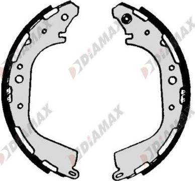 Diamax N01426 - Drum Brake Shoe Set car-mod.net