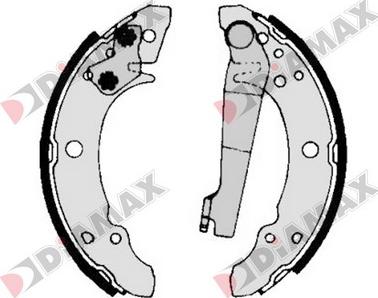 Diamax N01050 - Drum Brake Shoe Set car-mod.net