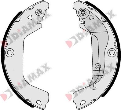 Diamax N01173 - Drum Brake Shoe Set car-mod.net