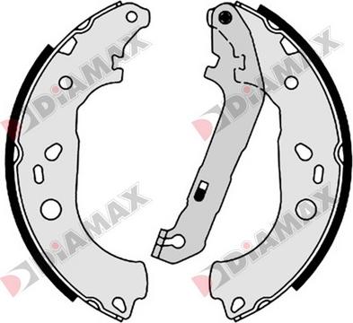Diamax N01331 - Drum Brake Shoe Set car-mod.net