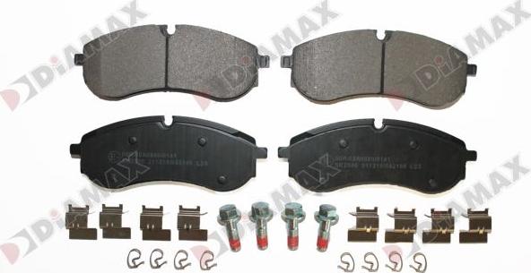 Diamax N10024 - Brake Pad Set, disc brake car-mod.net