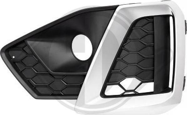 Diederichs 1020746 - Ventilation Grille, bumper car-mod.net