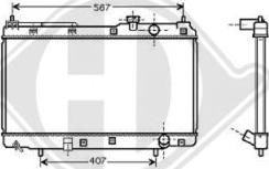 Diederichs 8528005 - Radiator, engine cooling car-mod.net