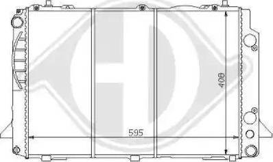 Diederichs 8101131 - Radiator, engine cooling car-mod.net