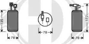 Diederichs 8227002 - Dryer, air conditioning car-mod.net