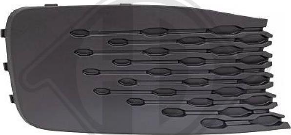 Diederichs 2298646 - Ventilation Grille, bumper car-mod.net
