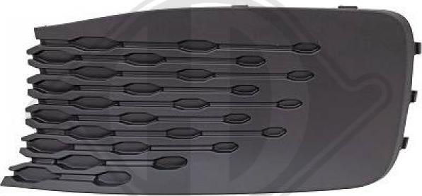 Diederichs 2298647 - Ventilation Grille, bumper car-mod.net