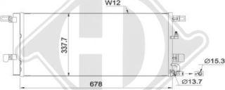 Diederichs DCC1995 - Condenser, air conditioning car-mod.net