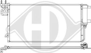 Diederichs DCC1984 - Condenser, air conditioning car-mod.net