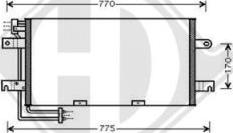 Diederichs DCC1442 - Condenser, air conditioning car-mod.net