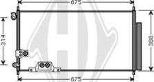 Diederichs DCC1662 - Condenser, air conditioning car-mod.net