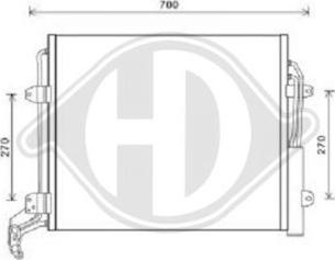 Diederichs DCC1862 - Condenser, air conditioning car-mod.net