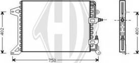 Diederichs DCC1235 - Condenser, air conditioning car-mod.net