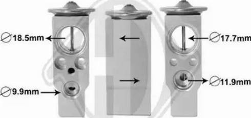 Diederichs DCE1099 - Expansion Valve, air conditioning car-mod.net