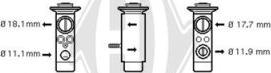 Diederichs DCE1055 - Expansion Valve, air conditioning car-mod.net