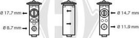 Diederichs DCE1062 - Expansion Valve, air conditioning car-mod.net