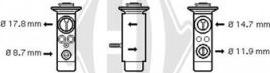 Diederichs DCE1006 - Expansion Valve, air conditioning car-mod.net