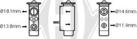Diederichs DCE1039 - Expansion Valve, air conditioning car-mod.net