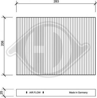 Diederichs DCI0005 - Filter, interior air car-mod.net
