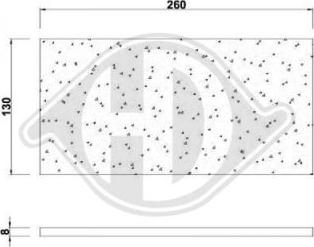 Diederichs DCI0251M - Filter, interior air car-mod.net