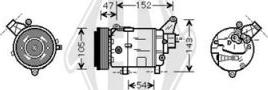 Diederichs DCK1088 - Compressor, air conditioning car-mod.net