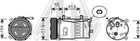 Diederichs DCK1026 - Compressor, air conditioning car-mod.net