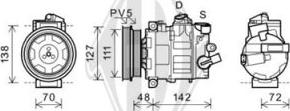 Diederichs DCK1078 - Compressor, air conditioning car-mod.net