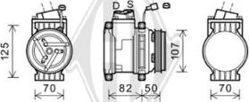 Diederichs DCK1157 - Compressor, air conditioning car-mod.net