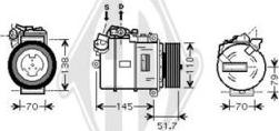 Diederichs DCK1106 - Compressor, air conditioning car-mod.net