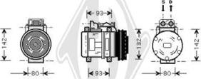 Diederichs DCK1332 - Compressor, air conditioning car-mod.net