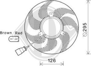 Diederichs DCL1243 - Fan, radiator car-mod.net