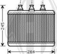 Diederichs DCM1036 - Heat Exchanger, interior heating car-mod.net