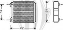 Diederichs DCM1020 - Heat Exchanger, interior heating car-mod.net