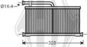 Diederichs DCM1023 - Heat Exchanger, interior heating car-mod.net