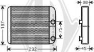 Diederichs DCM1263 - Heat Exchanger, interior heating car-mod.net