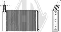 Diederichs DCM1239 - Heat Exchanger, interior heating car-mod.net