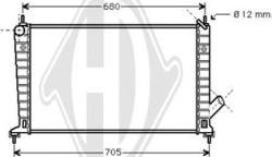 Diederichs DCM2985 - Radiator, engine cooling car-mod.net