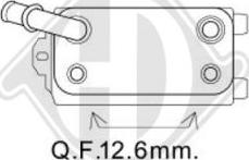 Diederichs DCO1081 - Oil Cooler, engine oil car-mod.net