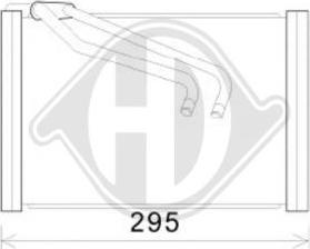 Diederichs DCV1044 - Evaporator, air conditioning car-mod.net