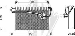 Diederichs DCV1085 - Evaporator, air conditioning car-mod.net