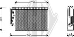 Diederichs DCV1087 - Evaporator, air conditioning car-mod.net